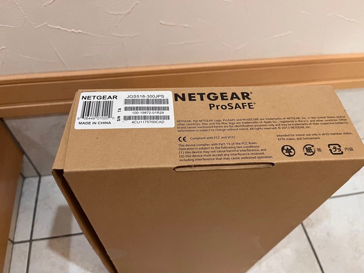 NETGEAR JGS516-300JPS 16ポートスイッチングHUB（未使用品） 