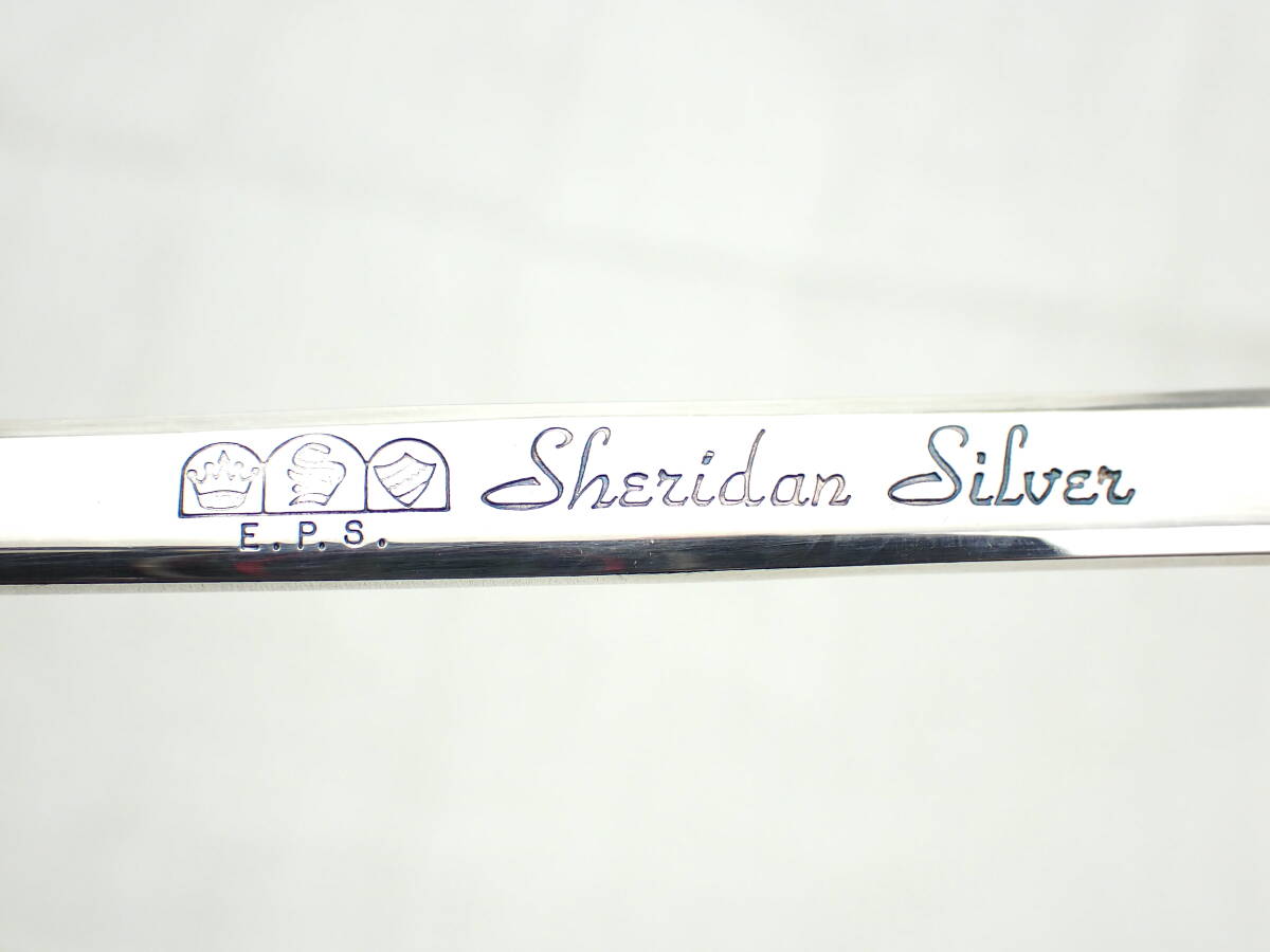 SHERIDAN SILVER CO INC ヴィンテージ Silver シルバープレート レードル U.S.A.製の画像3
