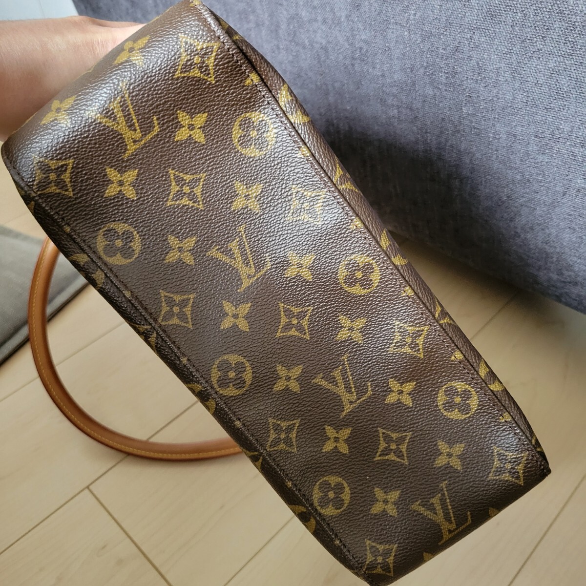 ルイヴィトン ルーピングGM LOUIS VUITTON ショルダーバッグ ハンドバッグ モノグラム_画像3