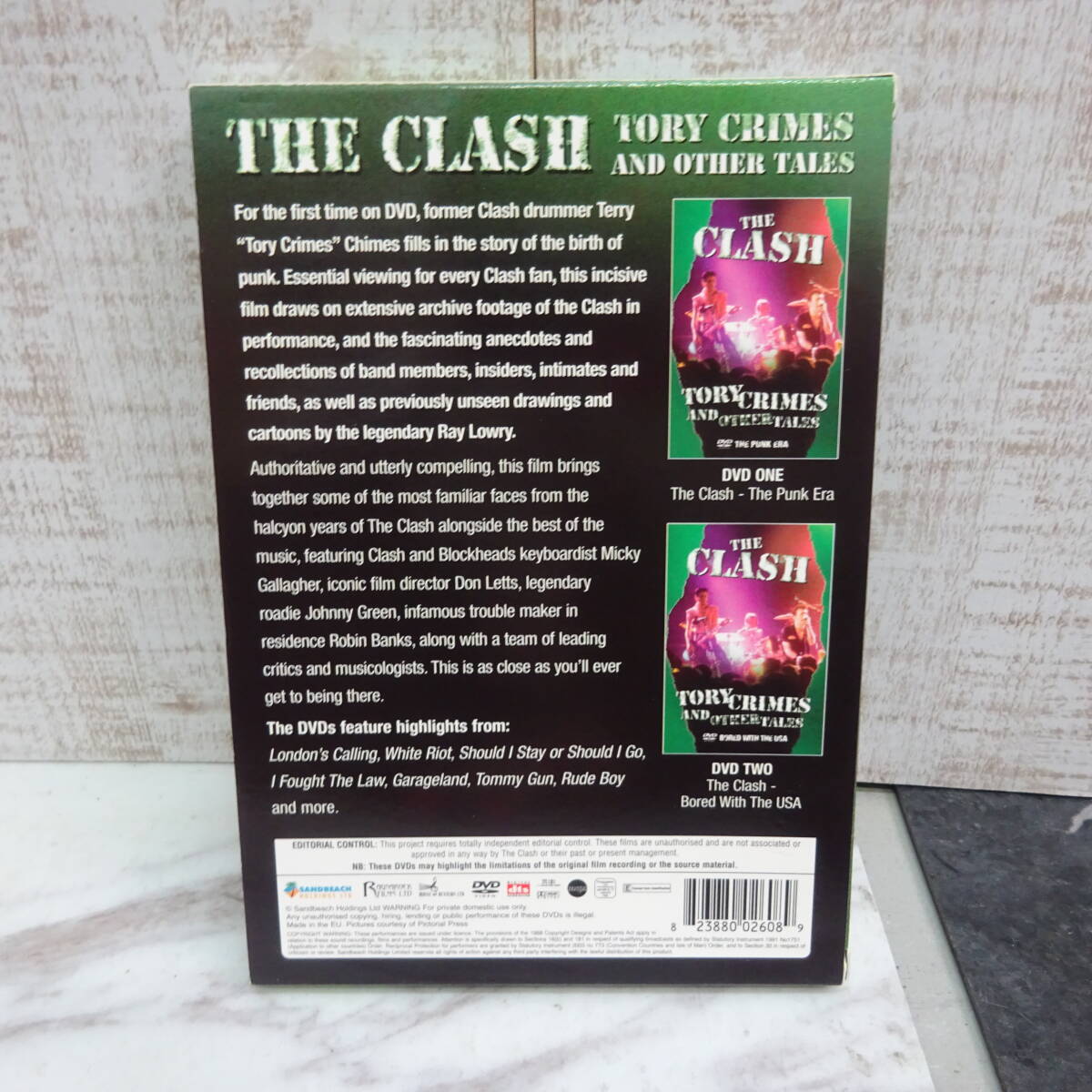 ◇THE CLASH | ザ・クラッシュ TORY CRIMES AND OTHER TALES 2DVD ☆M29の画像2