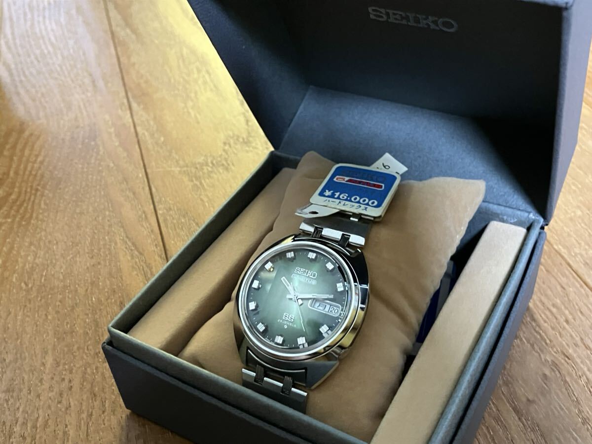 セイコー ファイブアクタス 腕時計 seiko メンズ 5ACTUS 自動巻き 6106 新品 デットストック 長期保管品 機械式 稼働品 カットガラス 1円〜_画像6
