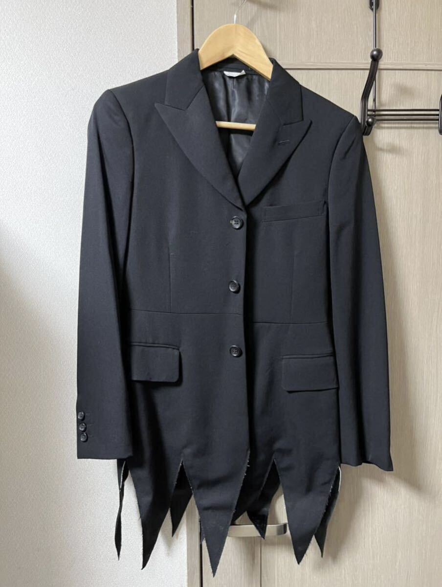 再出品 comme des garcons homme plus コムデギャルソンオムプリュス AD2022 black xsの画像2