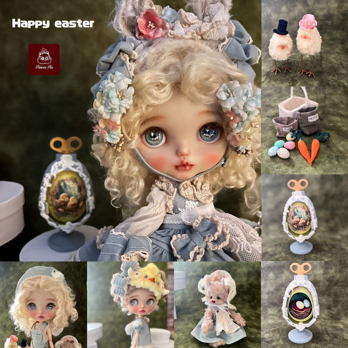 Princesspea ブライスone-off outfit 42点セット“happy Easter”ネオブライス blythe の画像4