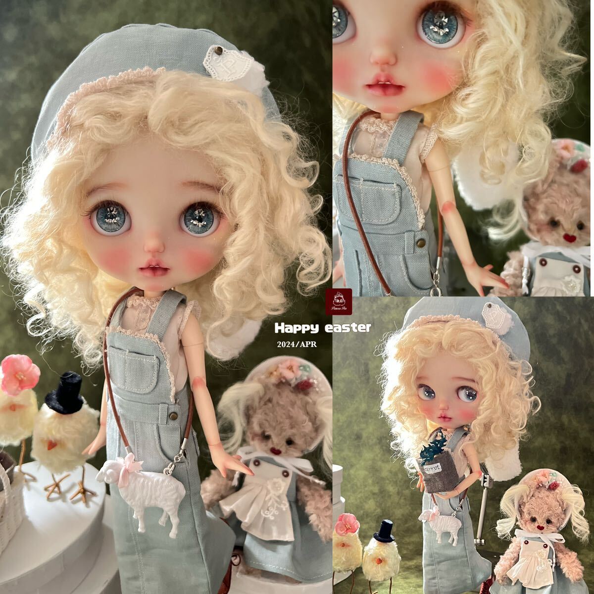 Princesspea ブライスone-off outfit 42点セット“happy Easter”ネオブライス blythe の画像6