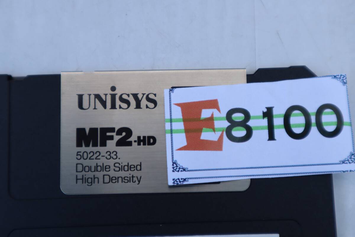 E8100(2)RK Y 【215枚セット】UNISYS MF2-HD フロッピーディスク 5022-33 Double Sided High Density_画像5