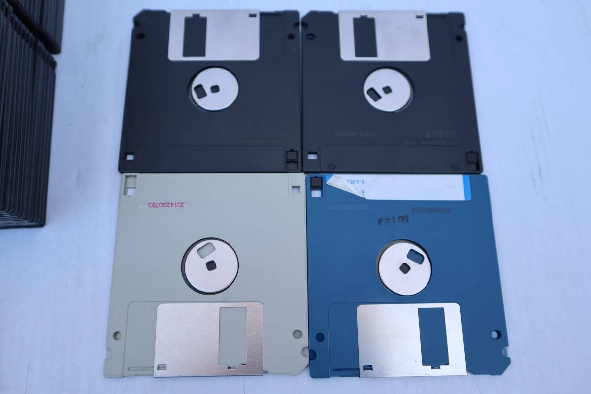E8102(RK) Y [104 pieces set ]UNISYS floppy disk MF/2HD 256*MF2-512DD... etc. 