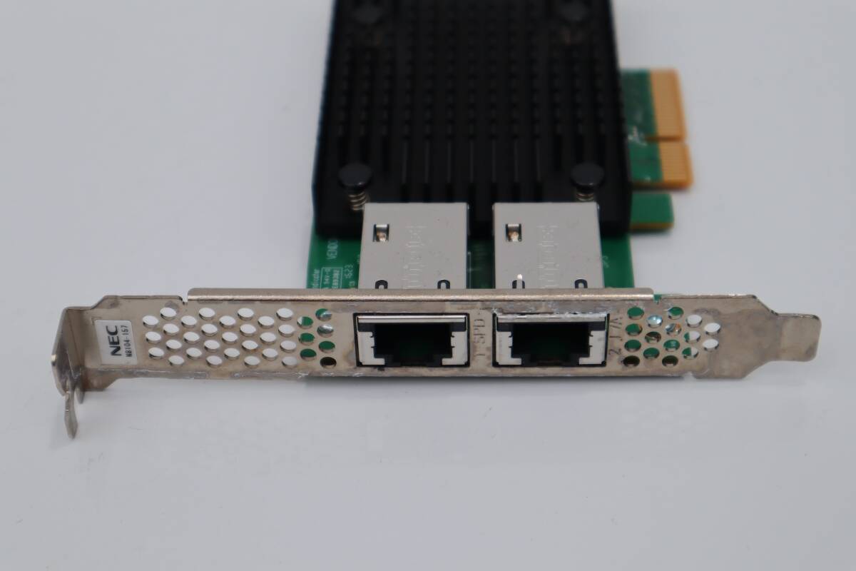 E8483(RK)(6) L NEC N8104-157 Dual port 10GBASE-T adapter 動作確認済み_画像2