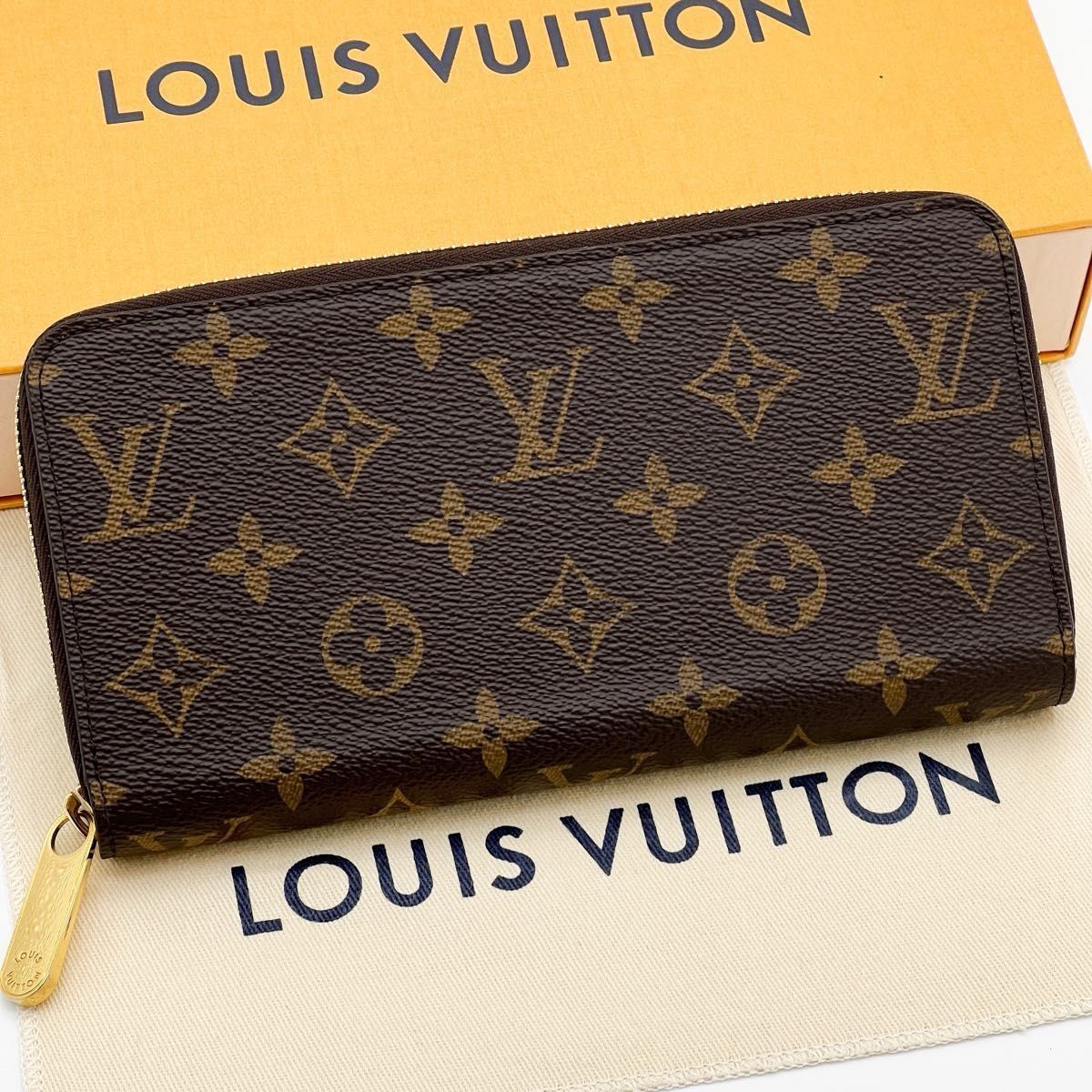 ☆セール☆新品同様 新型 ICチップ LOUIS VUITTON ルイヴィトン モノグラム ジッピーウォレット ローズバレリーヌ 長財布 M41894_画像3