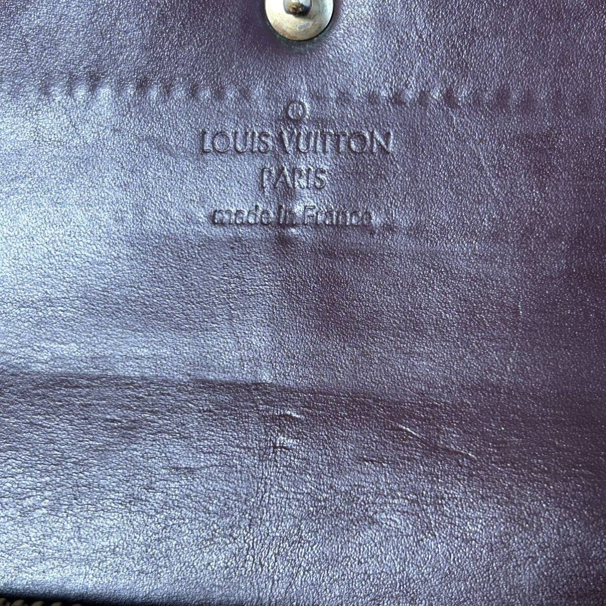 ☆1円〜☆LOUISVITTON ヴェルニ 長財布 ルイヴィトン 箱付き ブラック LV ヴィトンの画像8