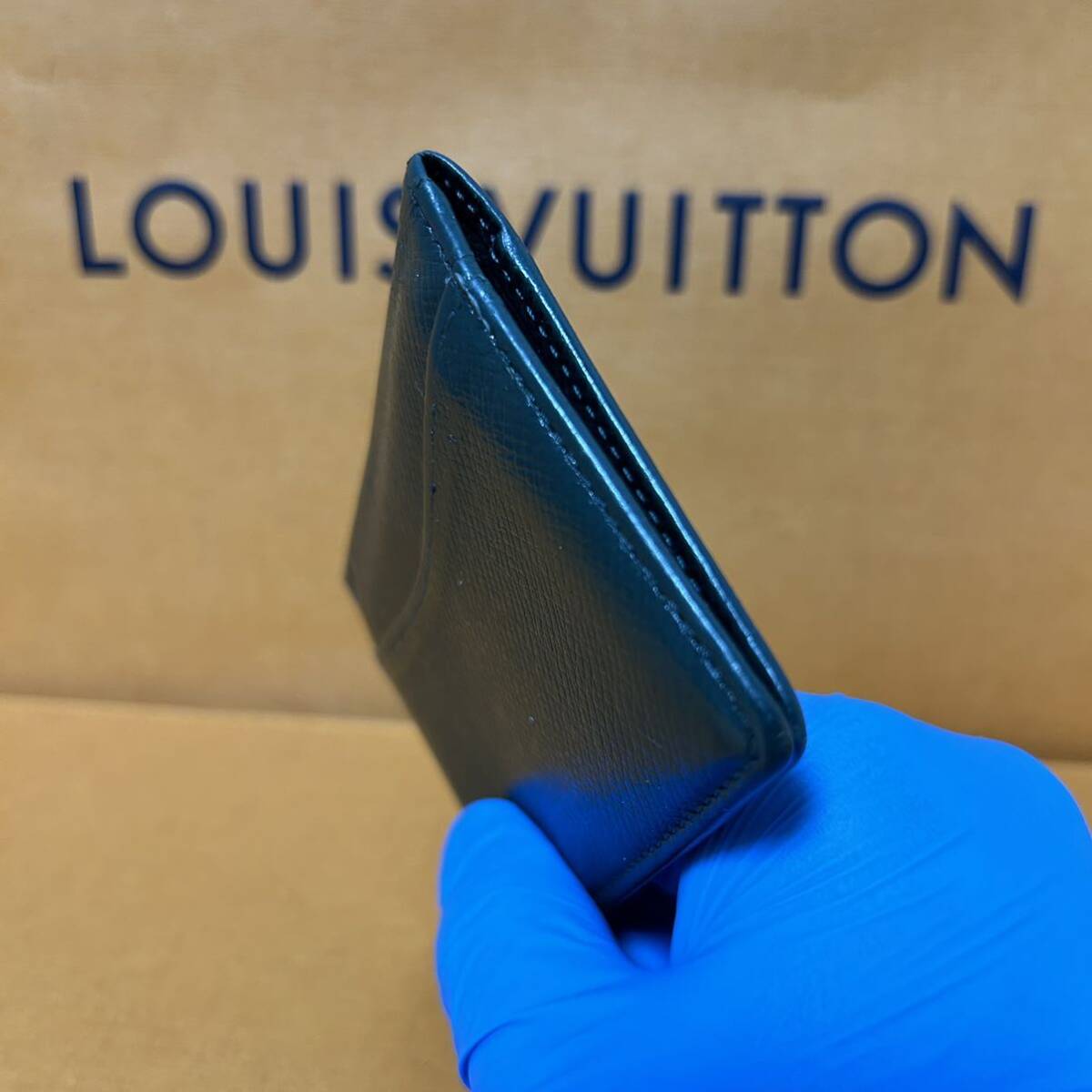 ☆1円〜☆ルイヴィトン タイガ カードケース LOUIS VITTON 鑑定済み LV ヴィトンの画像4