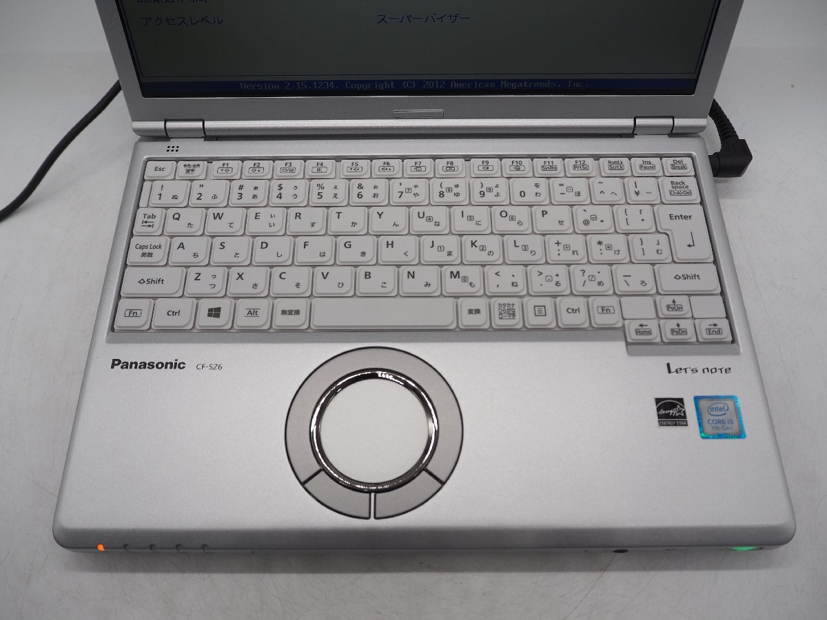 【Y6163】【Z5473】★Panasonic☆Let's note CF-SZ6■Core i5-7200U 2.50GHz/メモリ8GB/_画像2