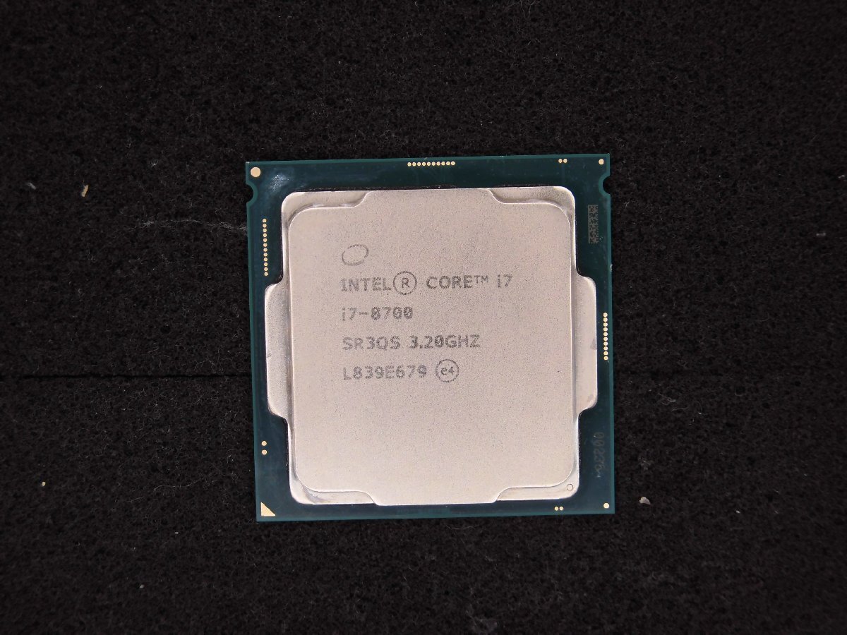 【T515】CPU★Core i7-8700 3.20GHzの画像1