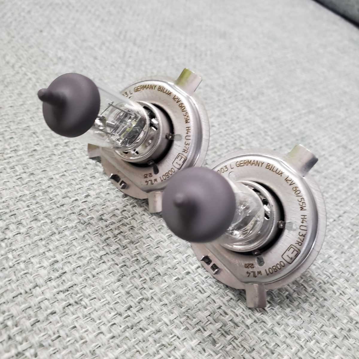 OSRAM 12V 60/55W H4 ハロゲンバルブ 2点セット 新車外し_画像2