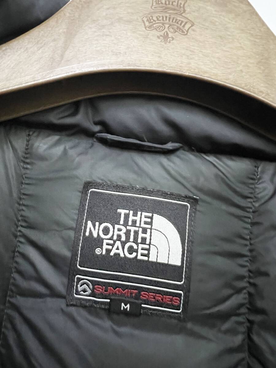 (J6124) THE NORTH FACE ノースフェイス ローツェ ダウンジャケット メンズ M サイズ 正規品 本物 サミットシリーズ ヌプシ 800+SUMMITの画像5
