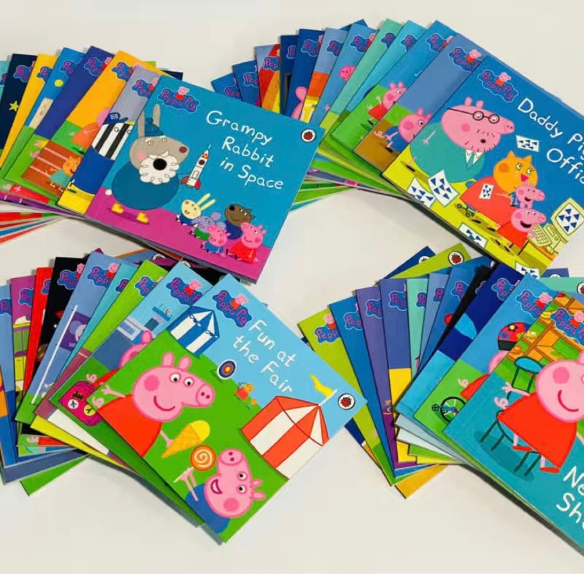 Peppa Pig ペッパピッグ　50冊　青箱　マイヤペン対応　MaiyaPen 箱付　美品　 英語絵本　ペッパピッグ じゃんぷ