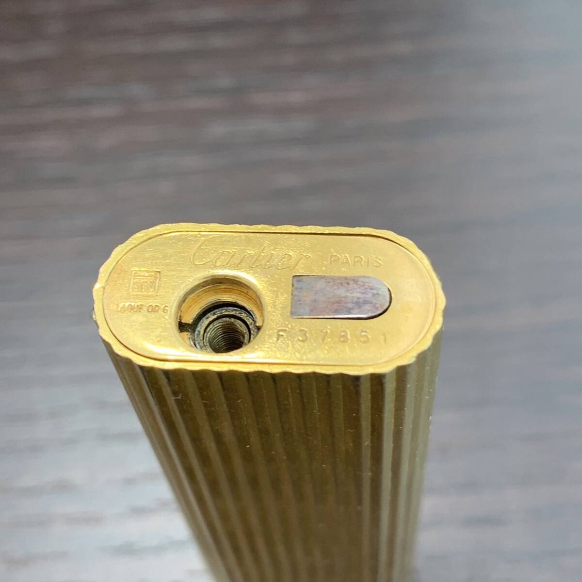 876 着火未確認 ガスライター Cartier カルティエ ローラー オーバル 楕円形 ゴールド 喫煙グッズ 喫煙具の画像7