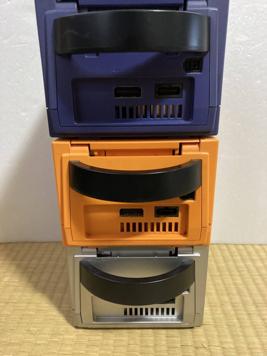  Game Cube body 3 pcs silver orange violet Game Boy player free shipping 