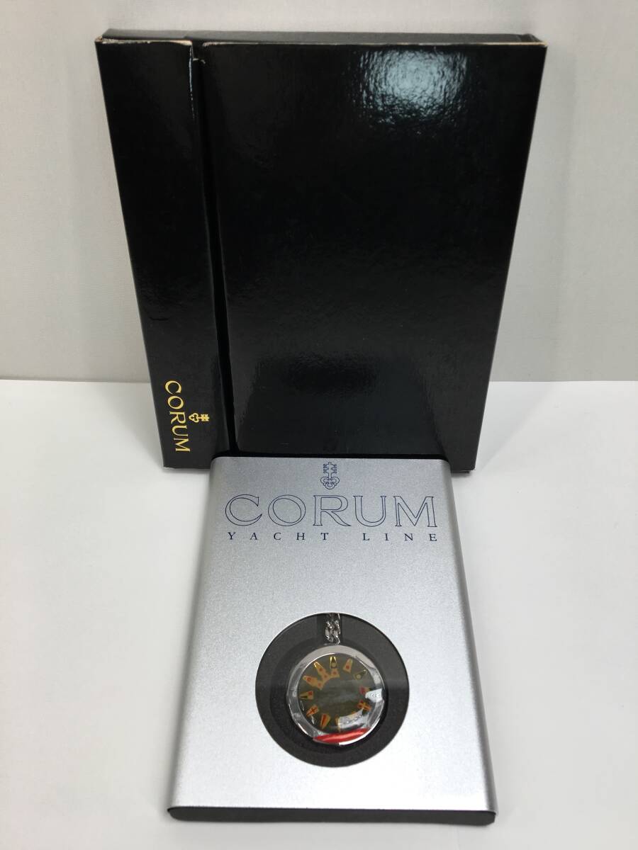 【パケ無料】極希少レア 新品同様 CORUM コルム アドミラルズカップ キーホルダー キーリング チャーム 箱付[u1010]_画像1