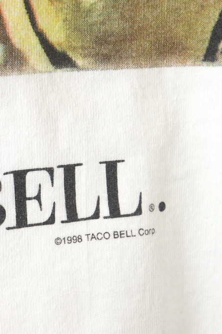 HANES■TACO BELL チワワ ドッグ プリントTシャツ ホワイト/XL 90S アニマル_画像6