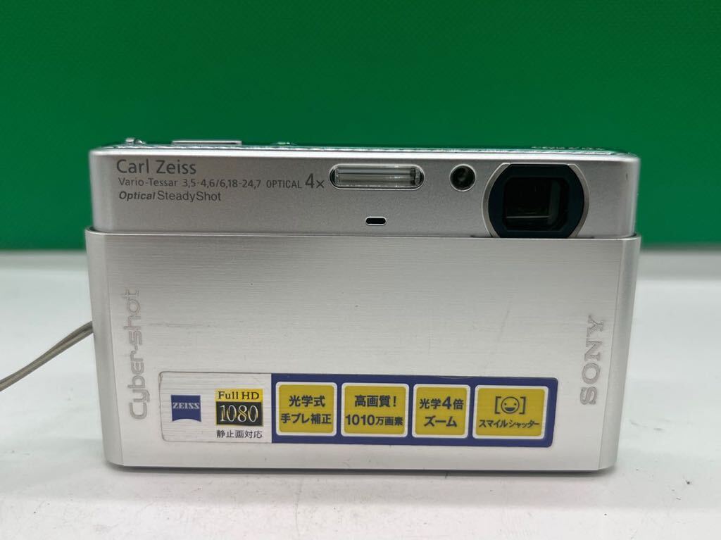 茅A●502 ソニー SONY Cyber-shot DSC-T77 コンパクトデジタルカメラ 動作品 充電器付の画像2