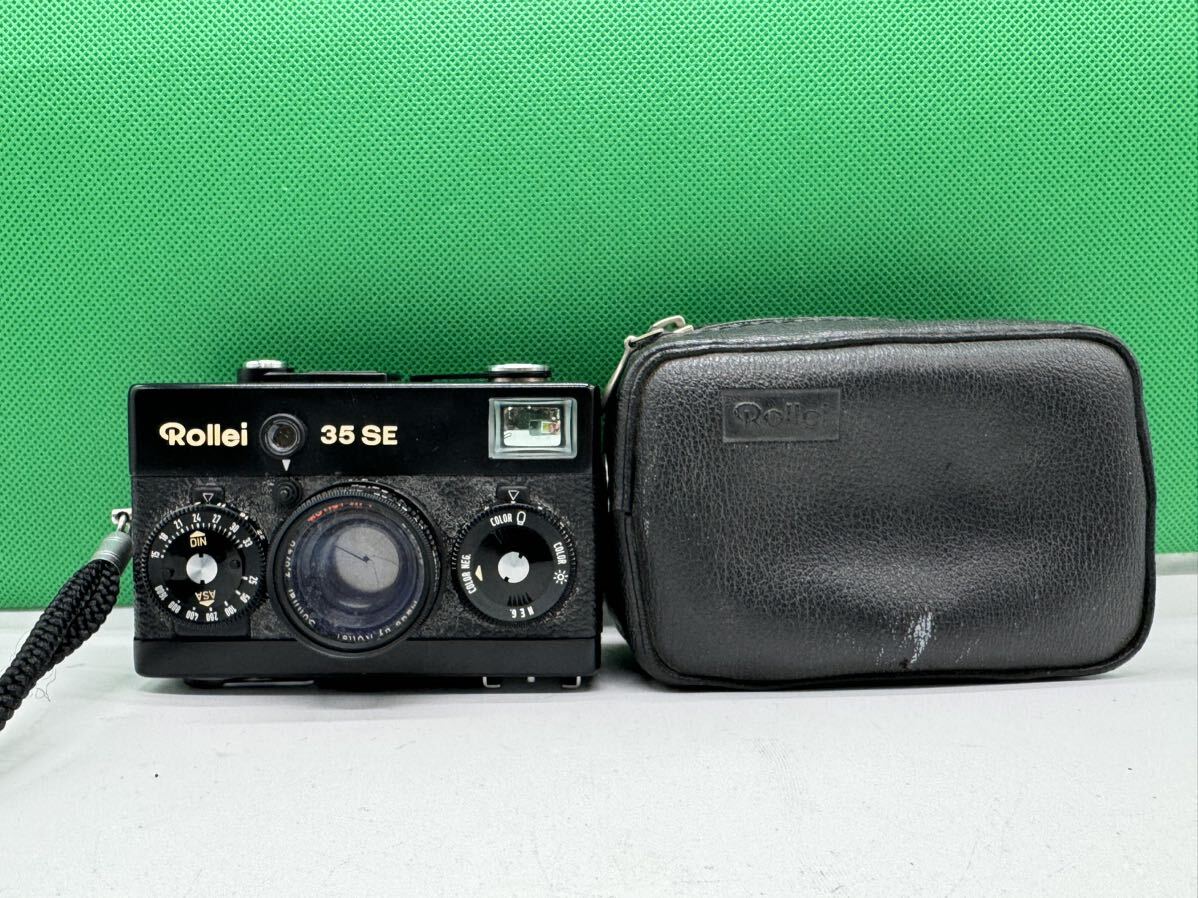 大AW103 Rollei 35SE Lens Sonnar F2.8 40mm コンパクトフィルムカメラ ローライ ブラック の画像1
