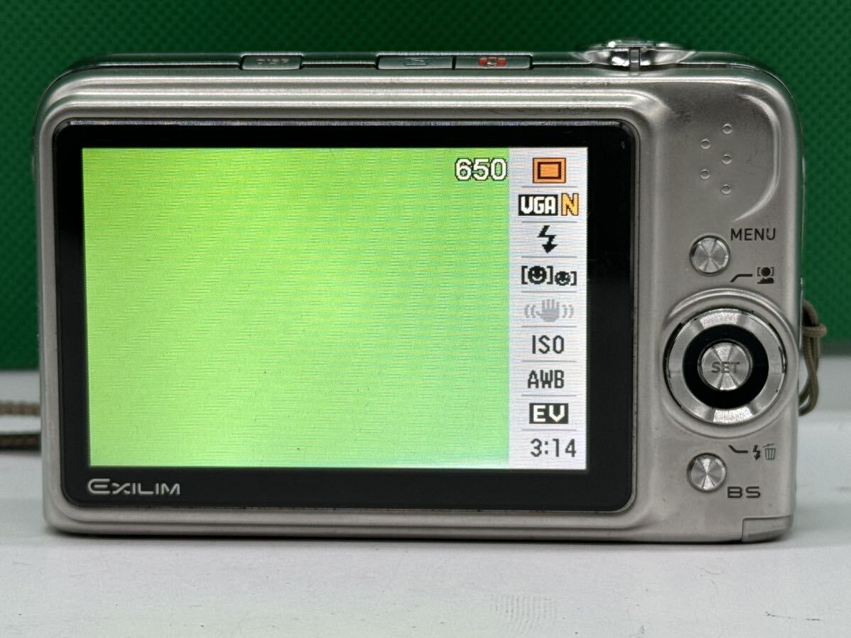 茅AW136 CASIO EXILIM EX-Z1200 コンパクトデジタルカメラ カシオ シルバーの画像5