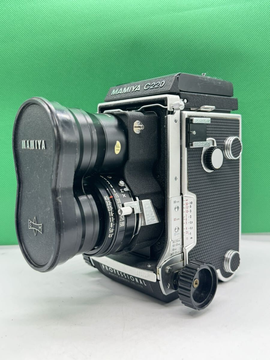 大AW106 MAMIYA C220 Lens SEKOR SUPER F4.5 180mm 二眼カメラ 蛇腹カメラ マミヤ の画像1