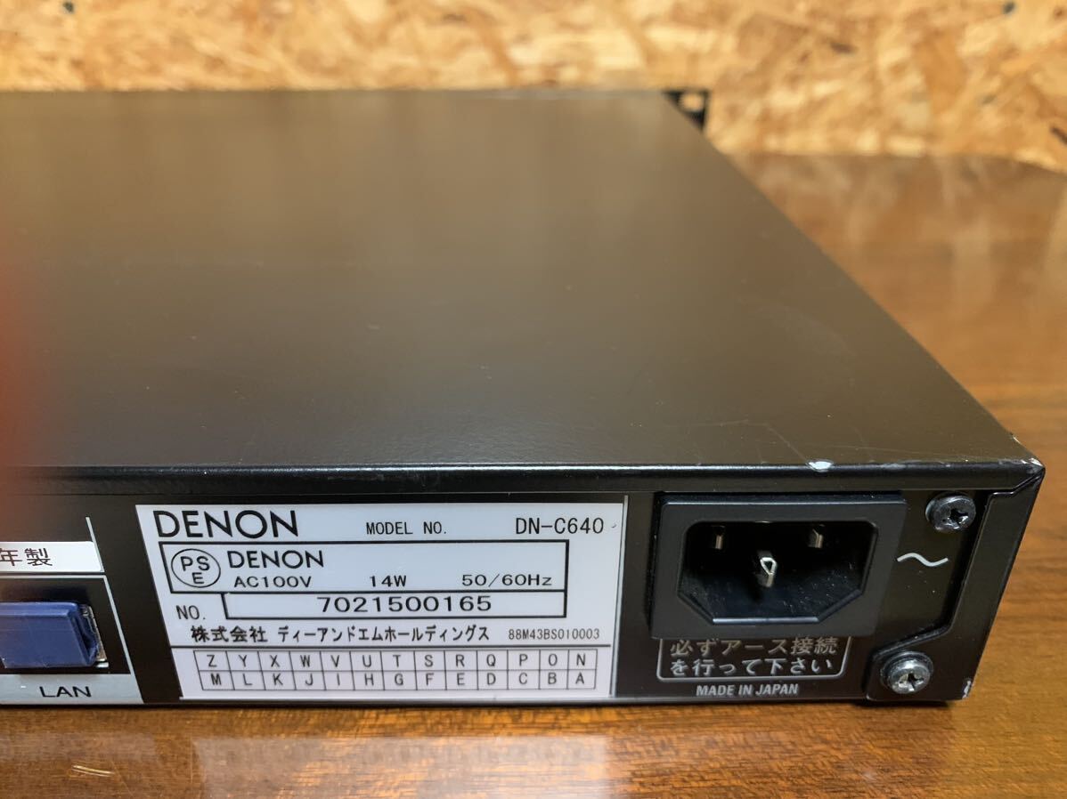 DENON デノン DN-C640 NETWORK CDプレーヤー 業務用の画像3