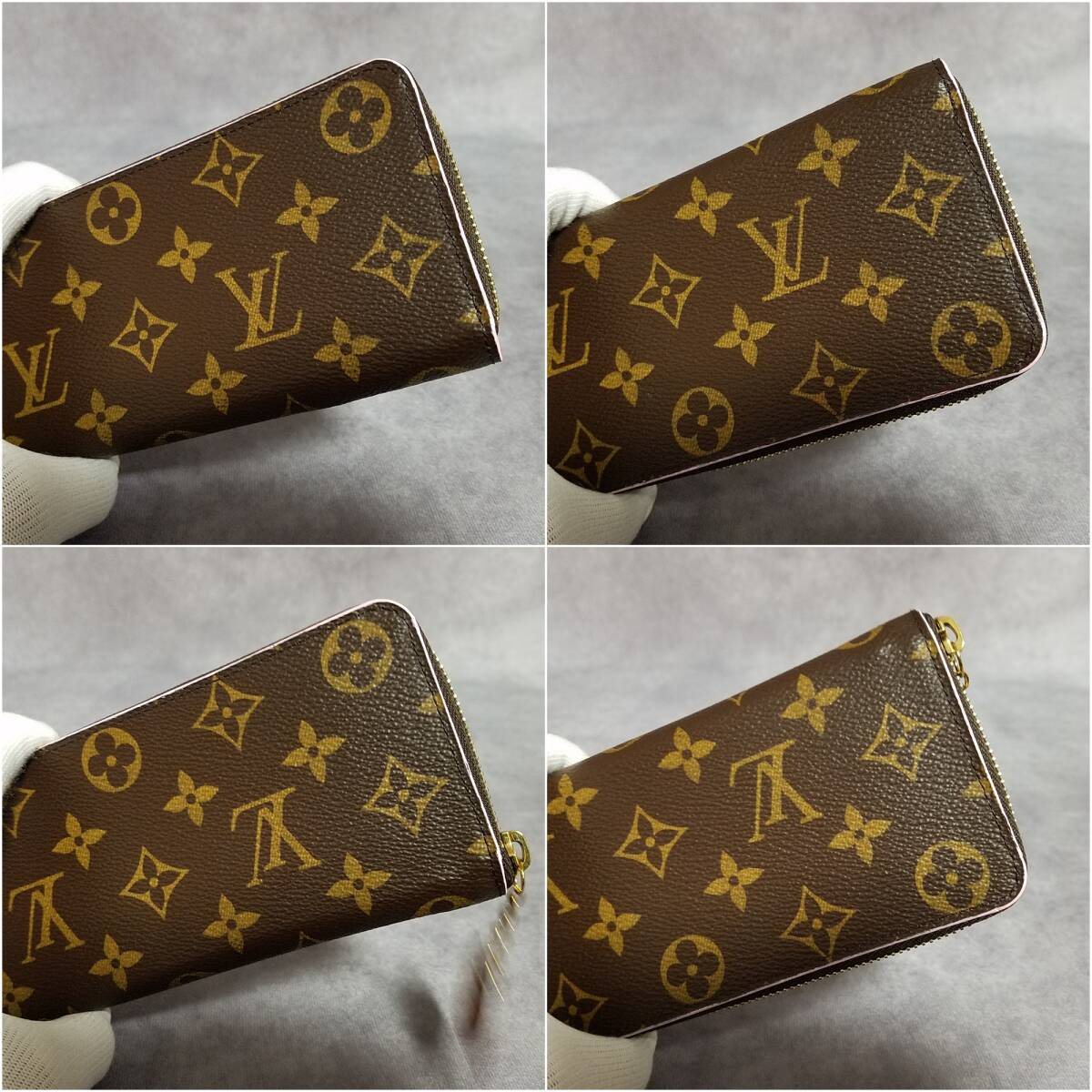 【極美品】 LOUIS VUITTON　ルイヴィトン　正規品 モノグラム　ジッピーウォレット　ポルトフォイユ クレマンス　ラウンドファスナー長財布