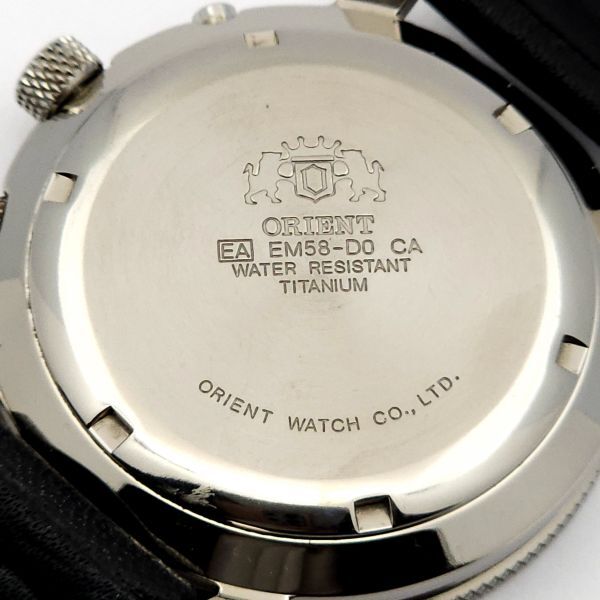 * superior article 1 jpy ORIENT Orient King Master EM58-D0 self-winding watch operation goods titanium KN0306T(NN 40)