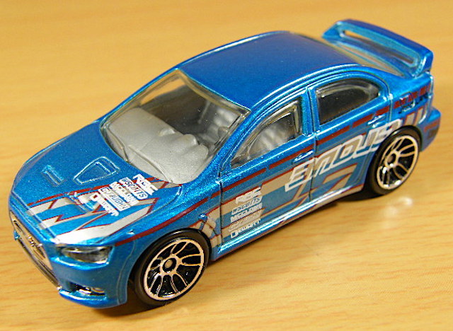 即決! 2010 HW Loose ☆ 2008 ランサー エボリューション 青 Lancer Evolution ランエボ 三菱_画像1