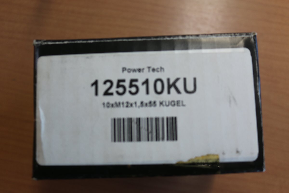 今だけ送料無料! POWER TECH ホイールボルト　12x1.5mm 17HEX （首下55ｍｍ）球面 ラウンド 新品未使用品　10本セット_画像2