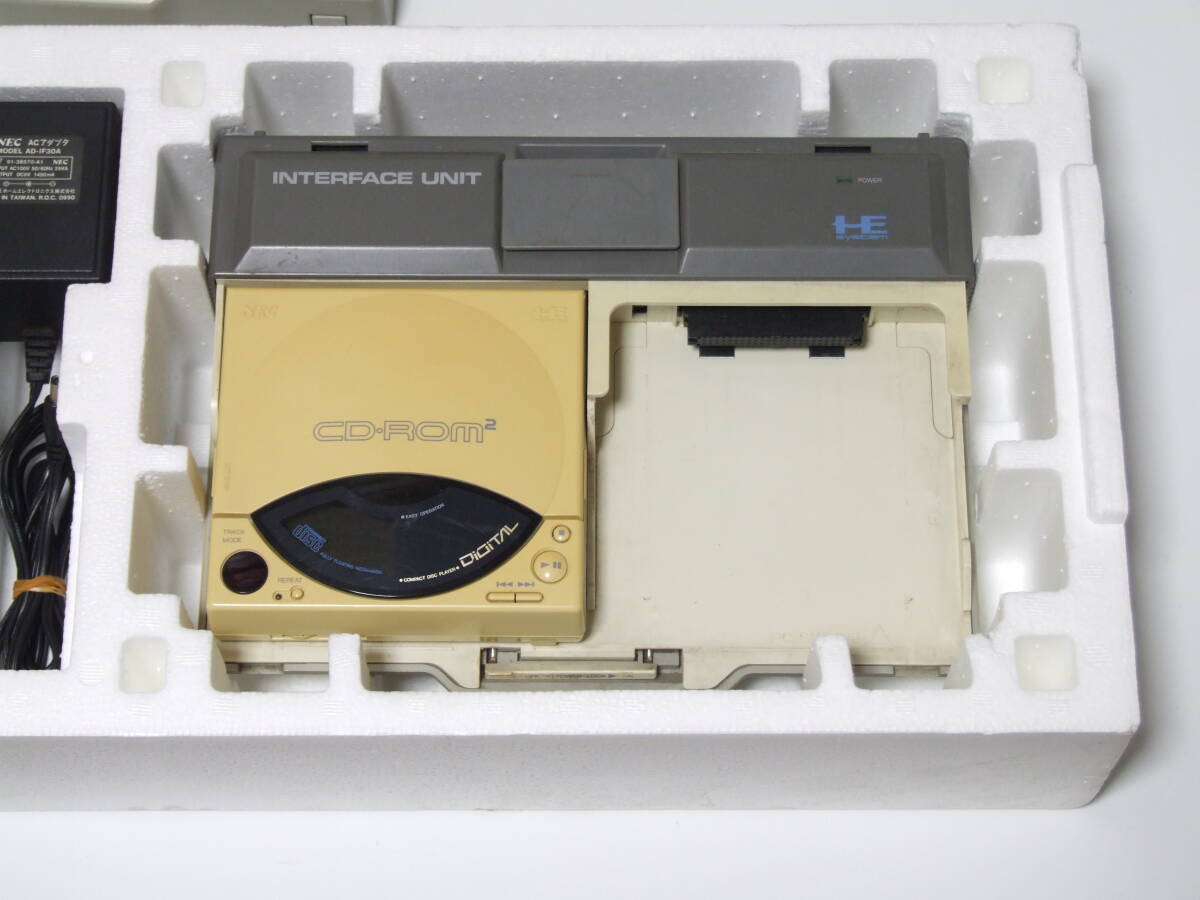 PC engine CD-ROM body box * instructions equipped interface unit operation verification ending 