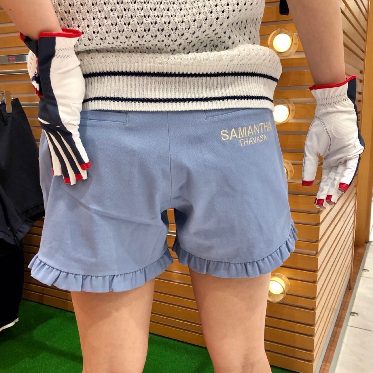 No.7 Samantha Thavasa 裾フリルショートパンツ