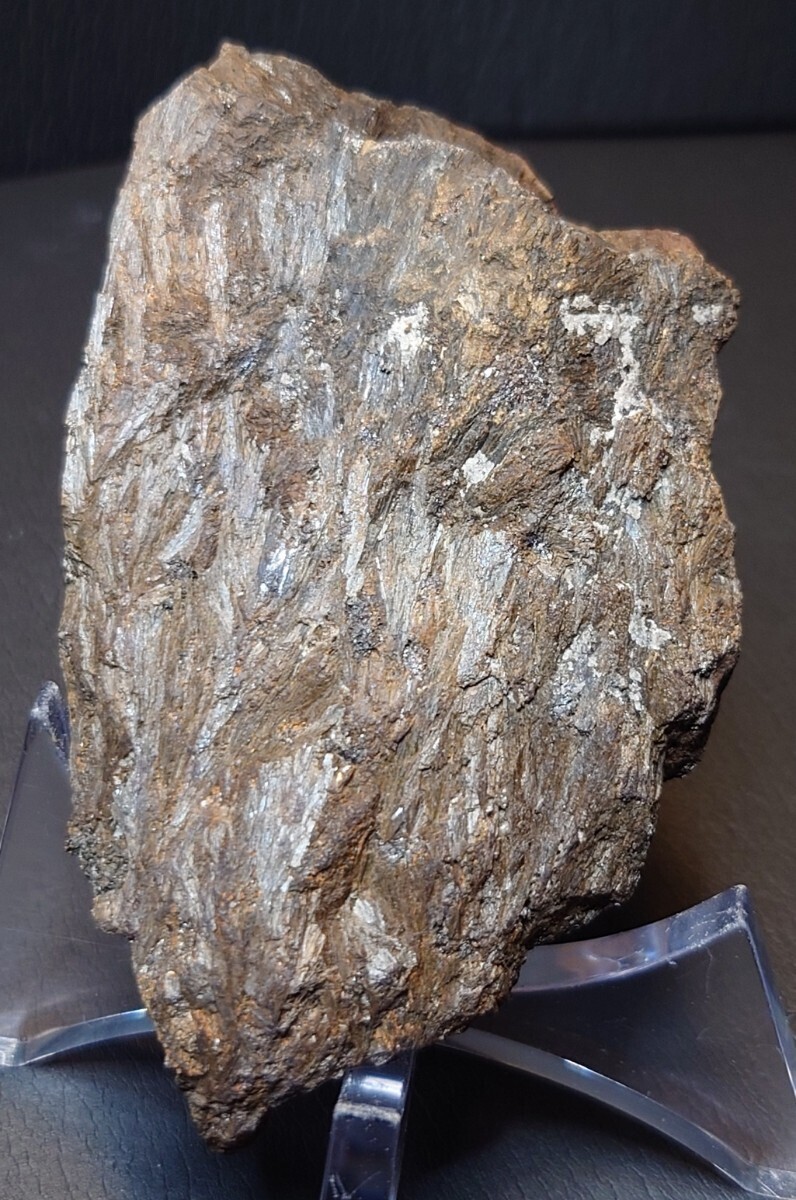 灰鉄輝石 カッコいいブロンズ色標本 福井県中竜鉱山 産 国産鉱物の画像5