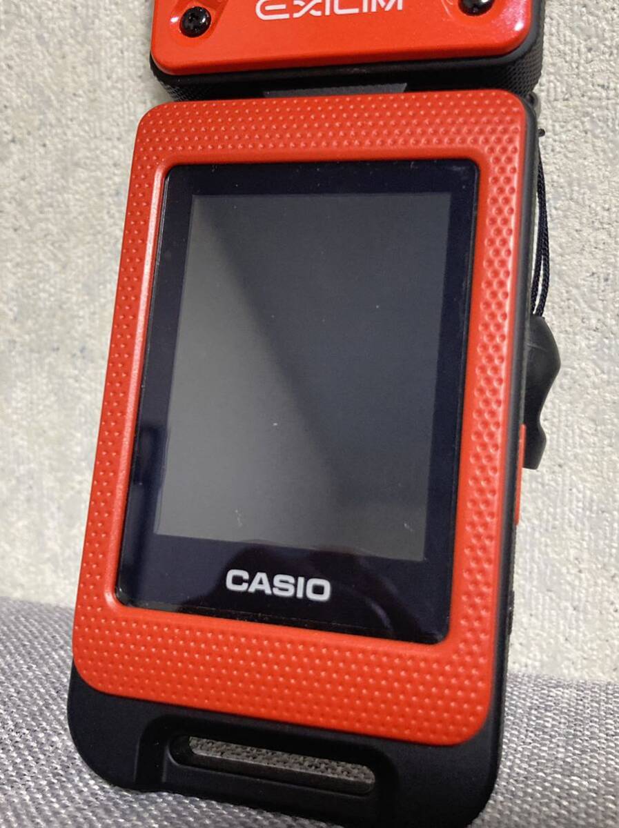 美品！！ CASIO カシオ EXILIM EX-FR10 アクションデジタルカメラ オレンジ フリースタイル の画像7