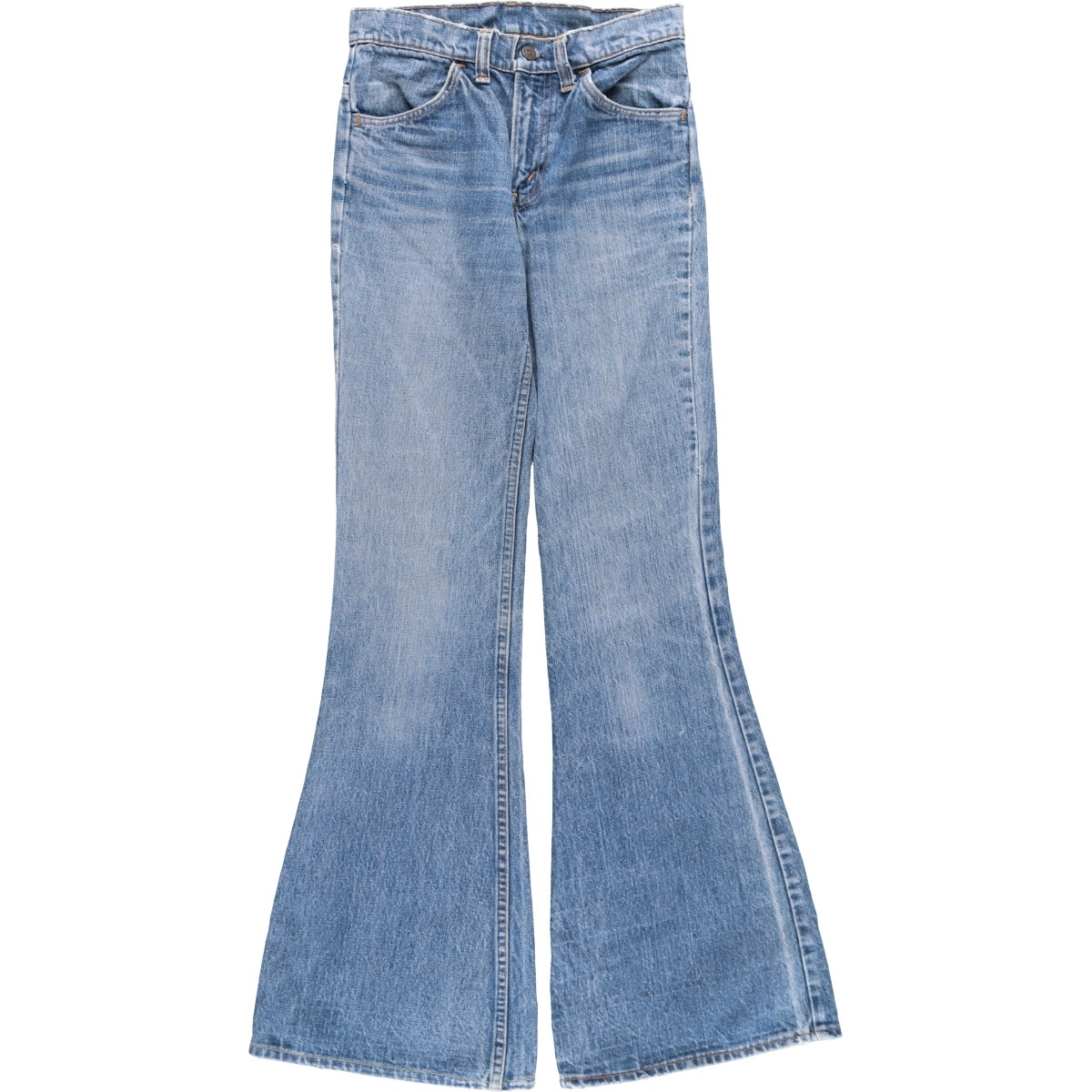 古着 70年代 リーバイス Levi's ベルボトムデニムパンツ レディースL(w28) ヴィンテージ /eaa435016_画像1