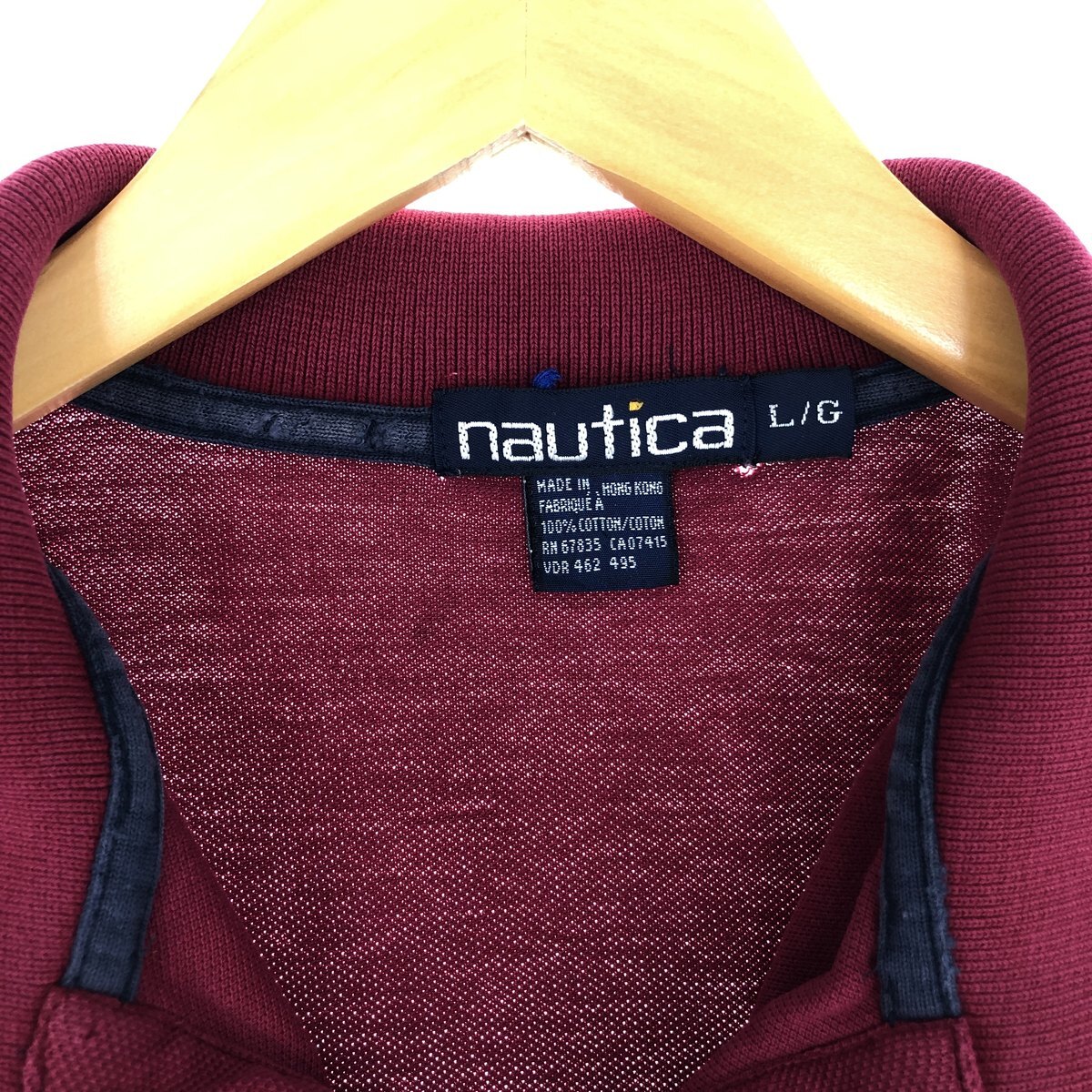 古着 90年代 ノーティカ NAUTICA 半袖 ポロシャツ メンズL ヴィンテージ /eaa435805_画像3