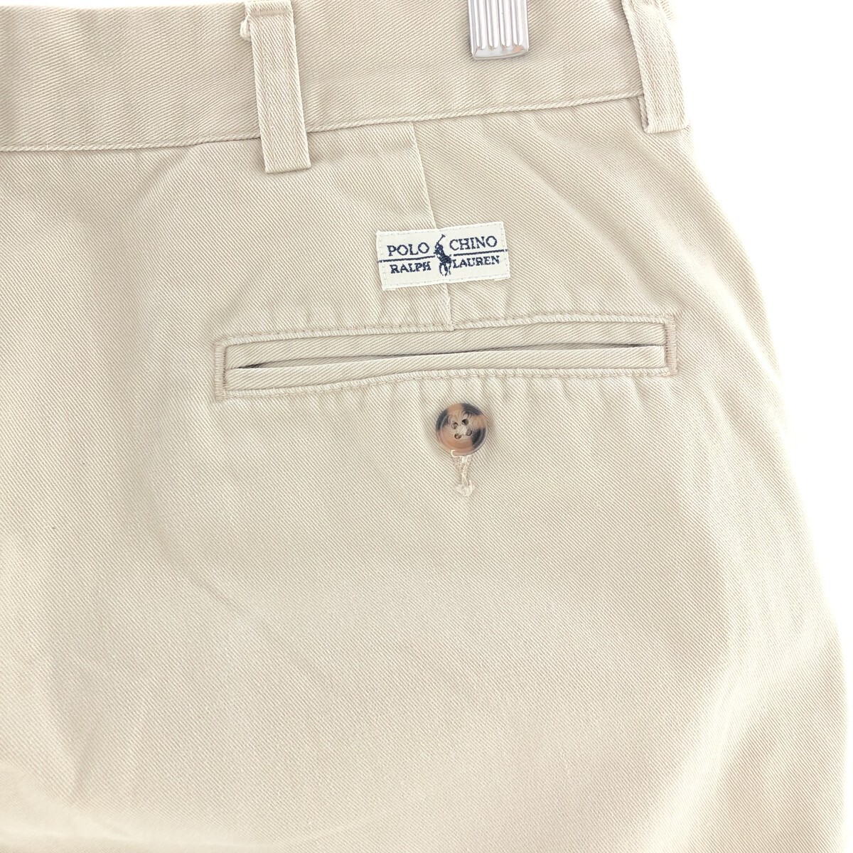 古着 ラルフローレン Ralph Lauren POLO by Ralph Lauren HAMMOND PANT ツータック チノパンツ メンズw34 /eaa391028_画像9