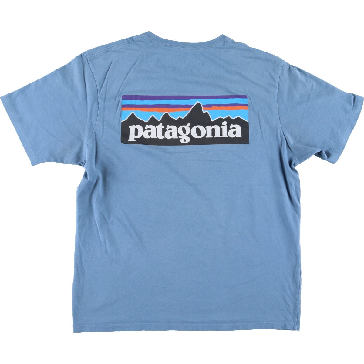 古着 パタゴニア Patagonia REGULAR FIT バックプリント 半袖 ロゴTシャツ メンズM /eaa430201_画像2