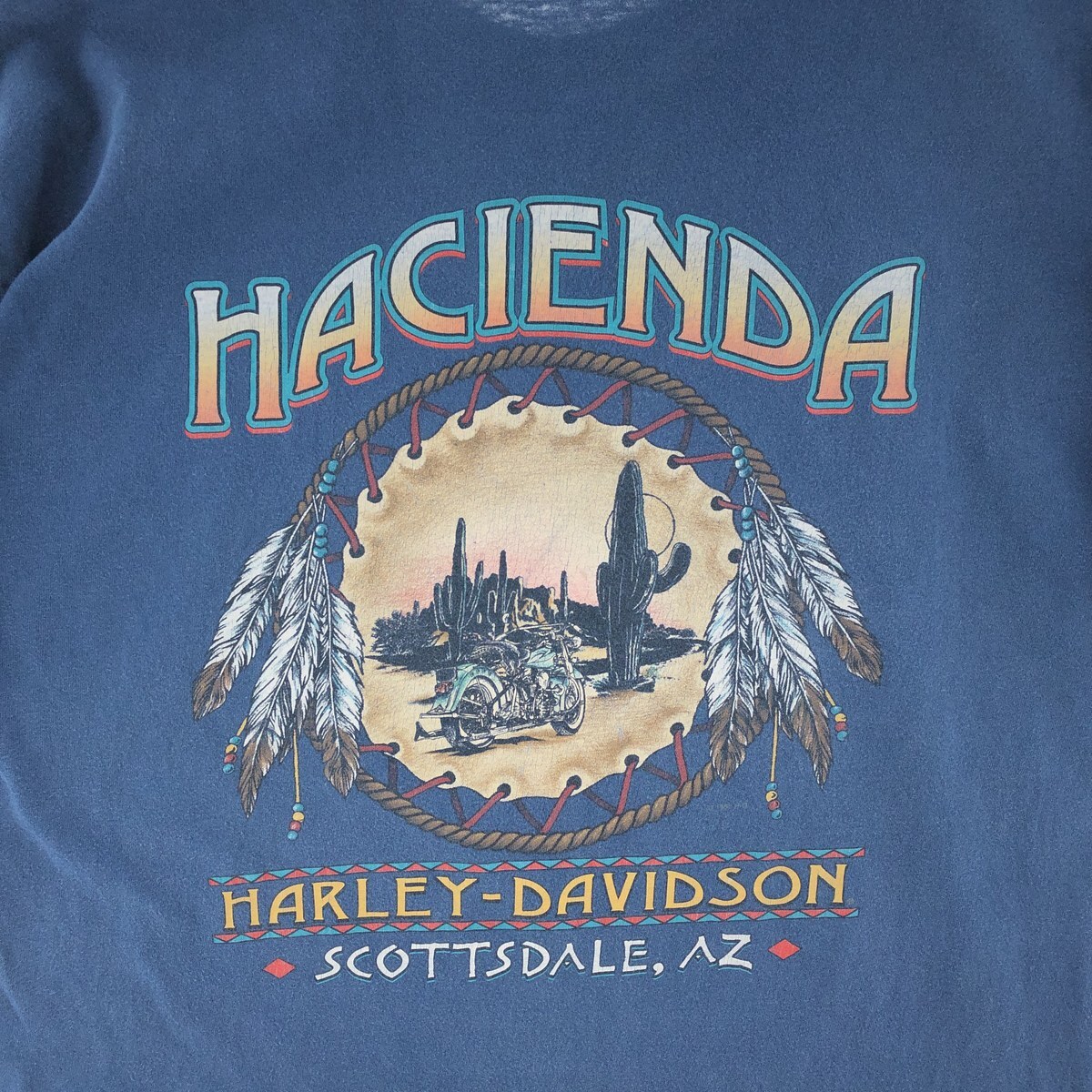 古着 90年代 ハーレーダビッドソン Harley-Davidson モーターサイクル バイクTシャツ USA製 メンズL ヴィンテージ /eaa381865_画像6