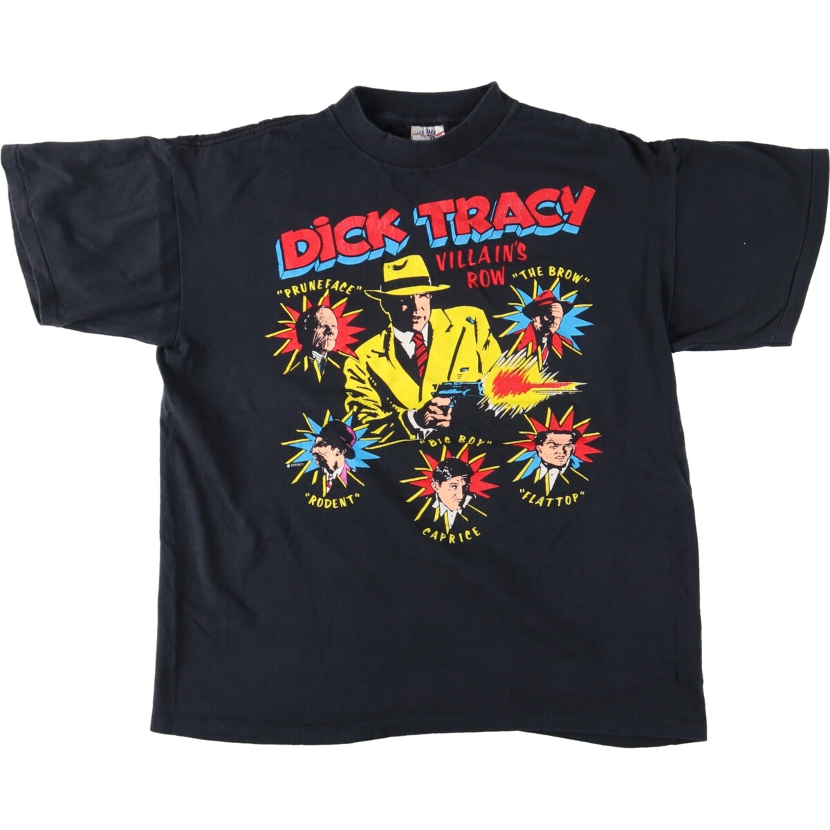 古着 ~90年代 UNITED STARS OF AMERICA DICK TRACY ディックトレイシー 映画 ムービーTシャツ USA製 メンズL ヴィンテージ /eaa431650_画像1