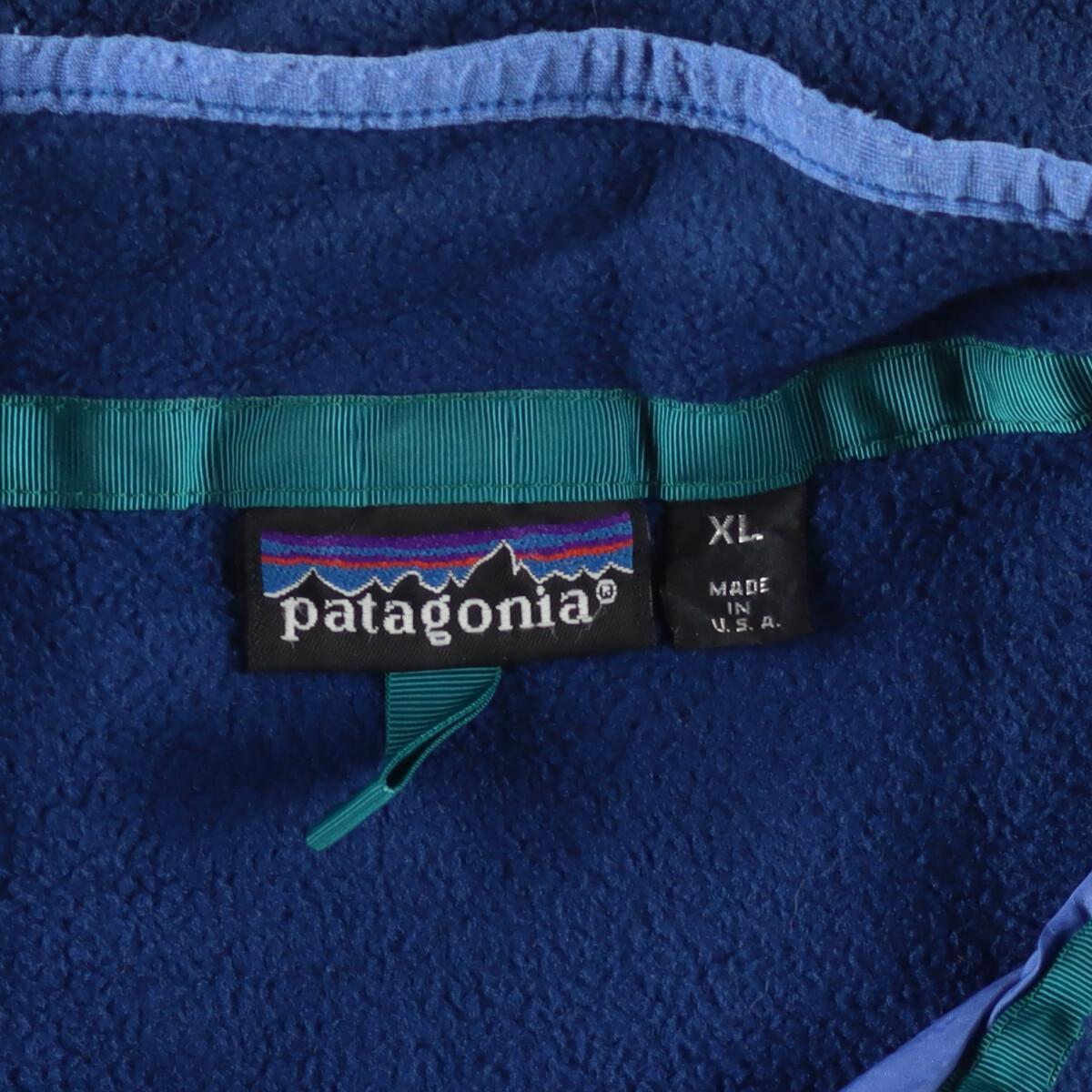 古着 パタゴニア Patagonia ハーフジップ フリースプルオーバー USA製 メンズL /eaa293331_画像3