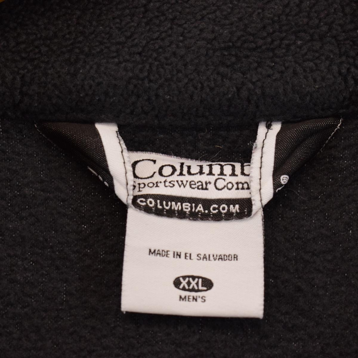 古着 コロンビア Columbia ハーフジップ フリースプルオーバー メンズXXL /eaa379367_画像3