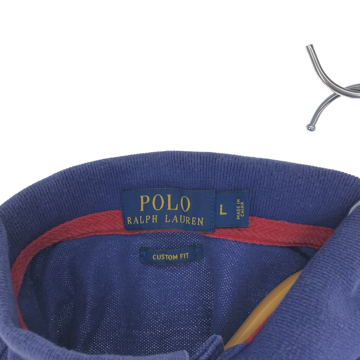 古着 ラルフローレン Ralph Lauren POLO RALPH LAUREN CUSTOM FIT 半袖 ポロシャツ メンズL /eaa436565_画像5