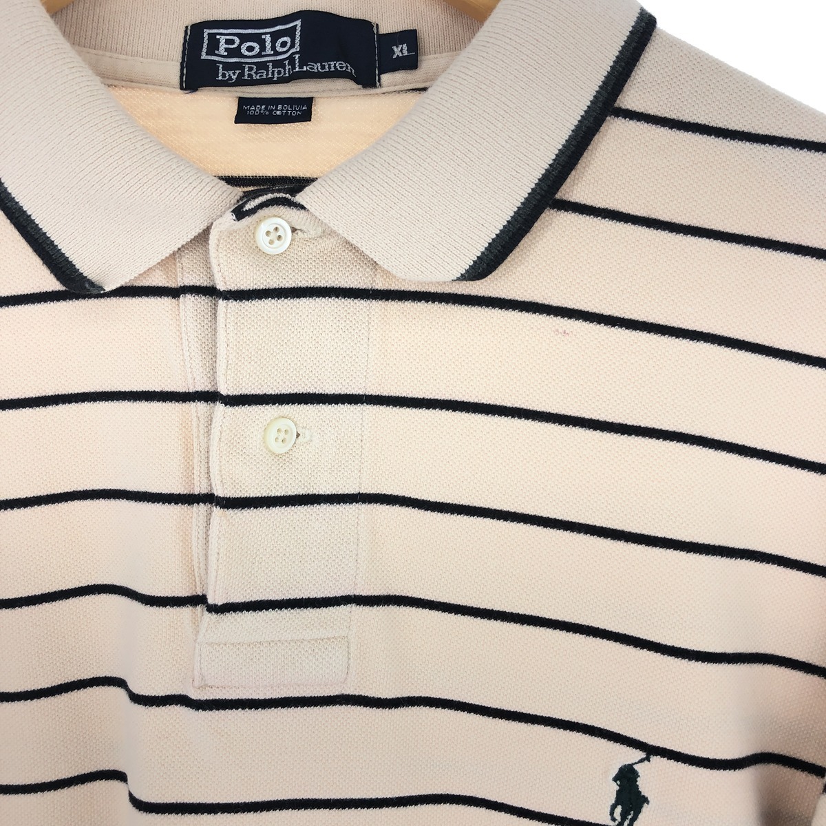 古着 ラルフローレン Ralph Lauren POLO by Ralph Lauren 長袖 ポロシャツ メンズXL /eaa433021_画像4