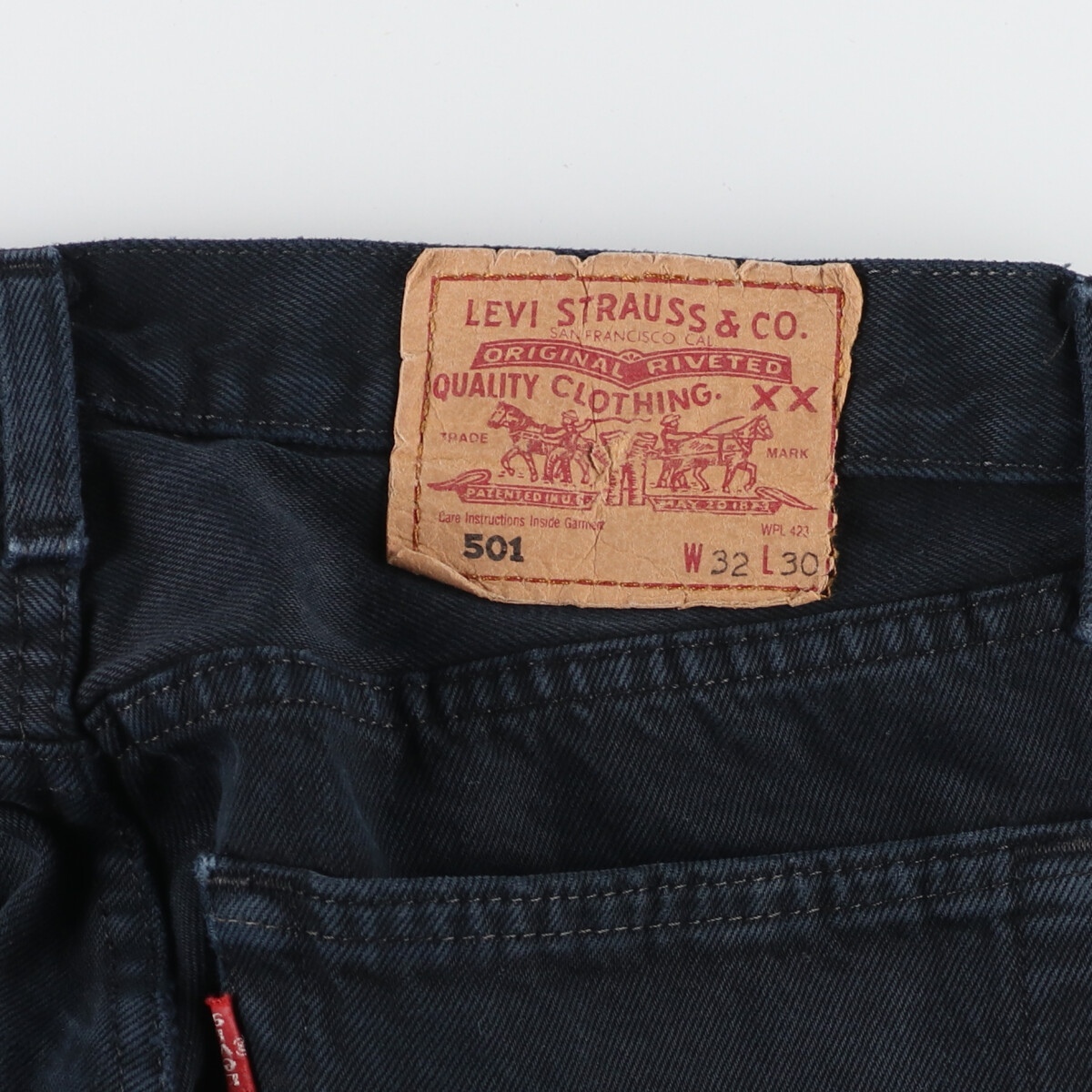 古着 リーバイス Levi's リーバイス501 ユーロモデル ストレートデニムパンツ 英国製 メンズw31 /eaa431591_画像3