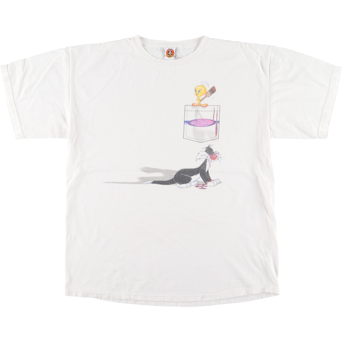 古着 ルーニーテューンズ LOONEY TUNES キャラクタープリントTシャツ メンズXL /eaa436028_画像1