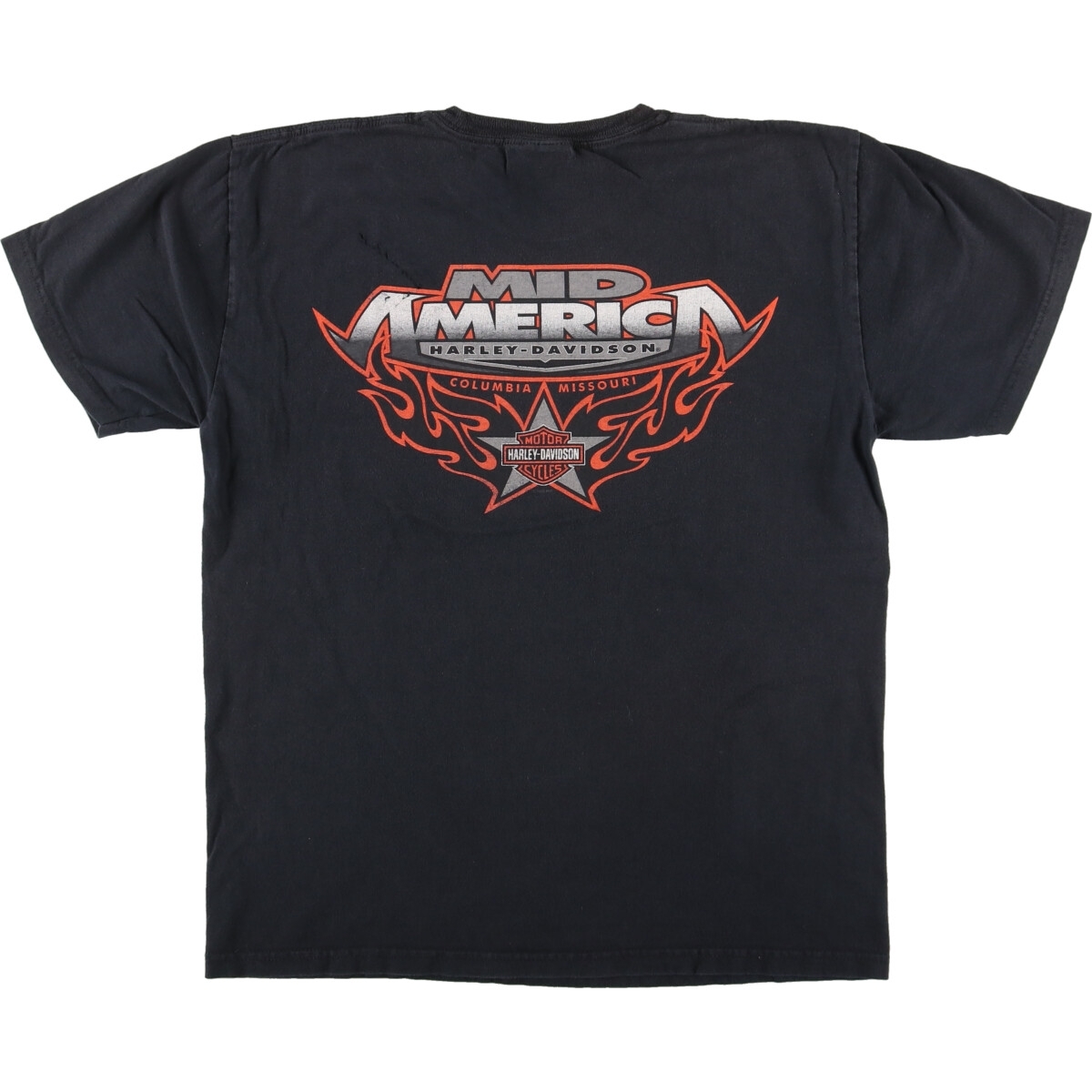 古着 00年代 ハーレーダビッドソン Harley-Davidson モーターサイクル バイクTシャツ メンズL /eaa440539_画像2