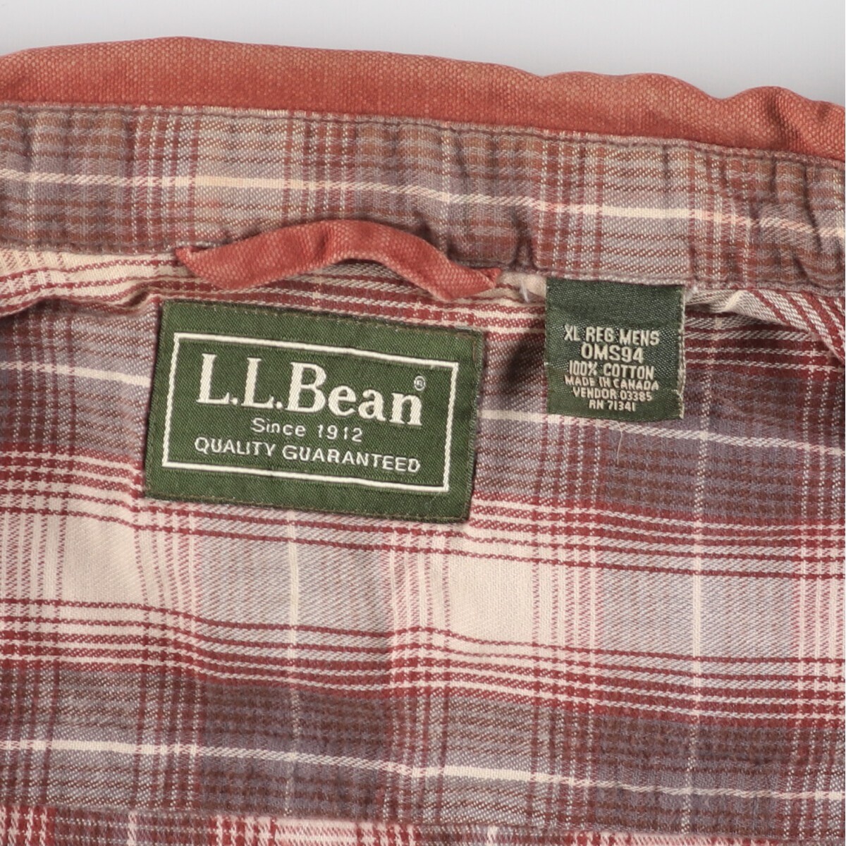 古着 エルエルビーン L.L.Bean ダックワークシャツジャケット カナダ製 メンズXL /eaa440143_画像4